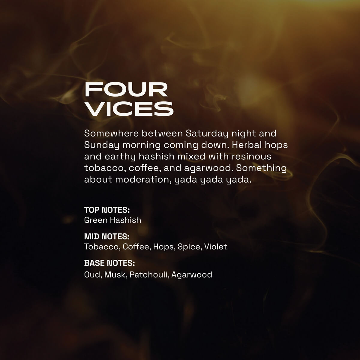 Four Vices Men's Cologne